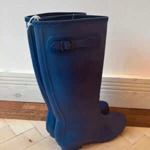Women’s Tall Blue Waterproof Rain Boots